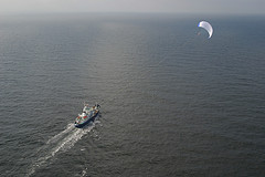 SkySails on the MS BEAUFORT